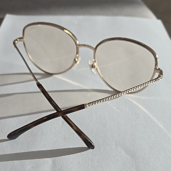 Chanel Gold Women's Sunglasses - Picture 8 of 14